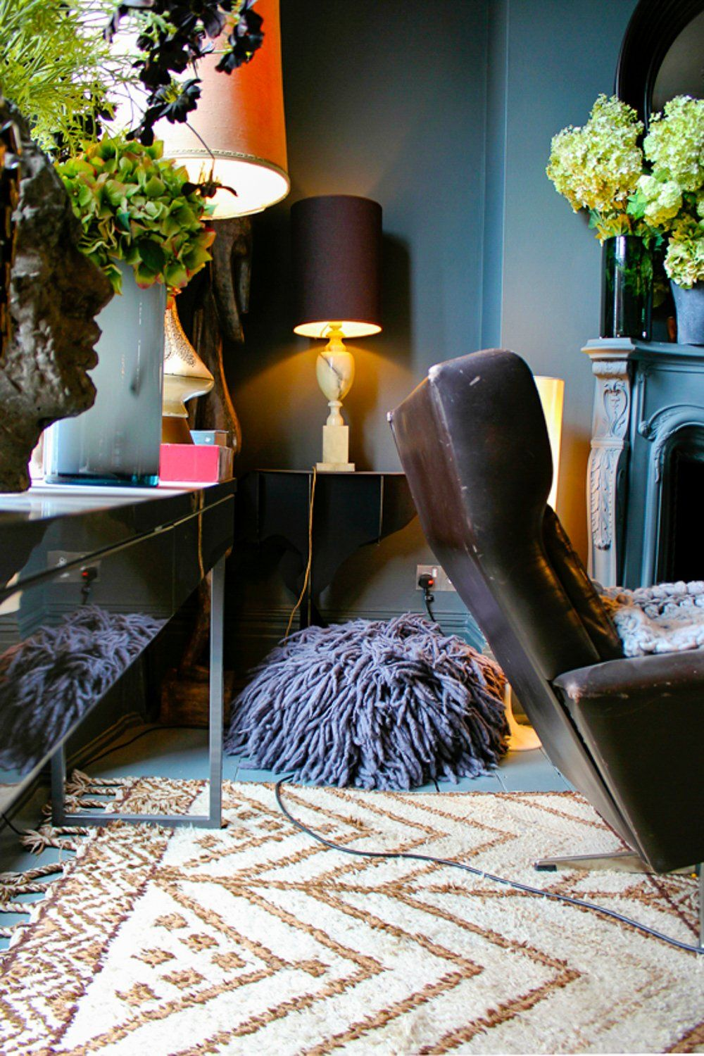 Abigail Ahern living room detail